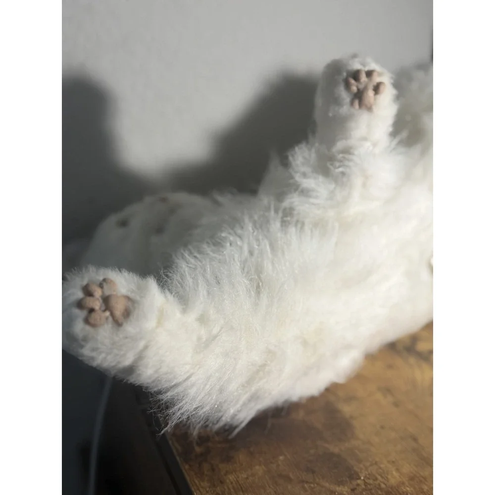 VINTAGE 2009 FurReal Friends Lulu My Cuddlin Kitty Cat White Hasbro - Video!